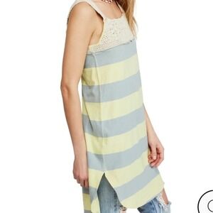 We the Free Crochet‎ Luca Top Stripe dress/tunic Tank size small